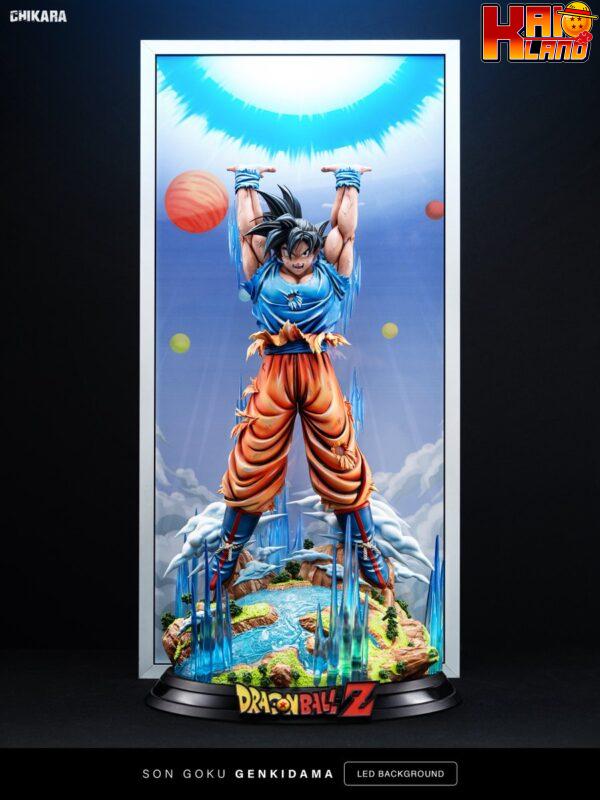 Dragon Ball Chikara Studio Goku Genkidama Resin Statue 1