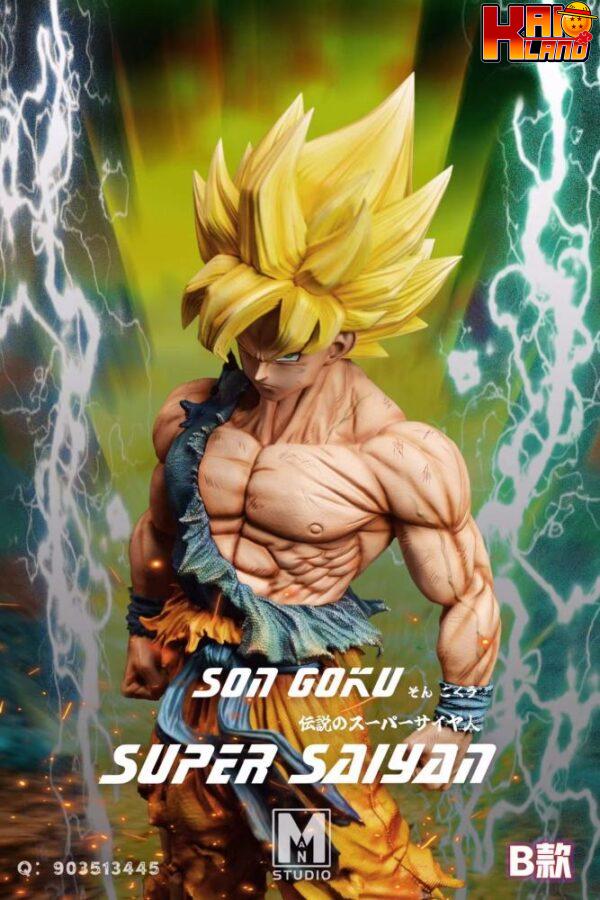 Dragon Ball Man Studio SSJ Goku Resin Statue 4