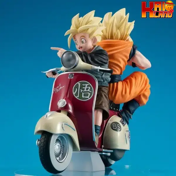 Dragon Ball Megahouse Super Saiyan Son Goku x Super Saiyan Son Gohan Licensed PVC 2