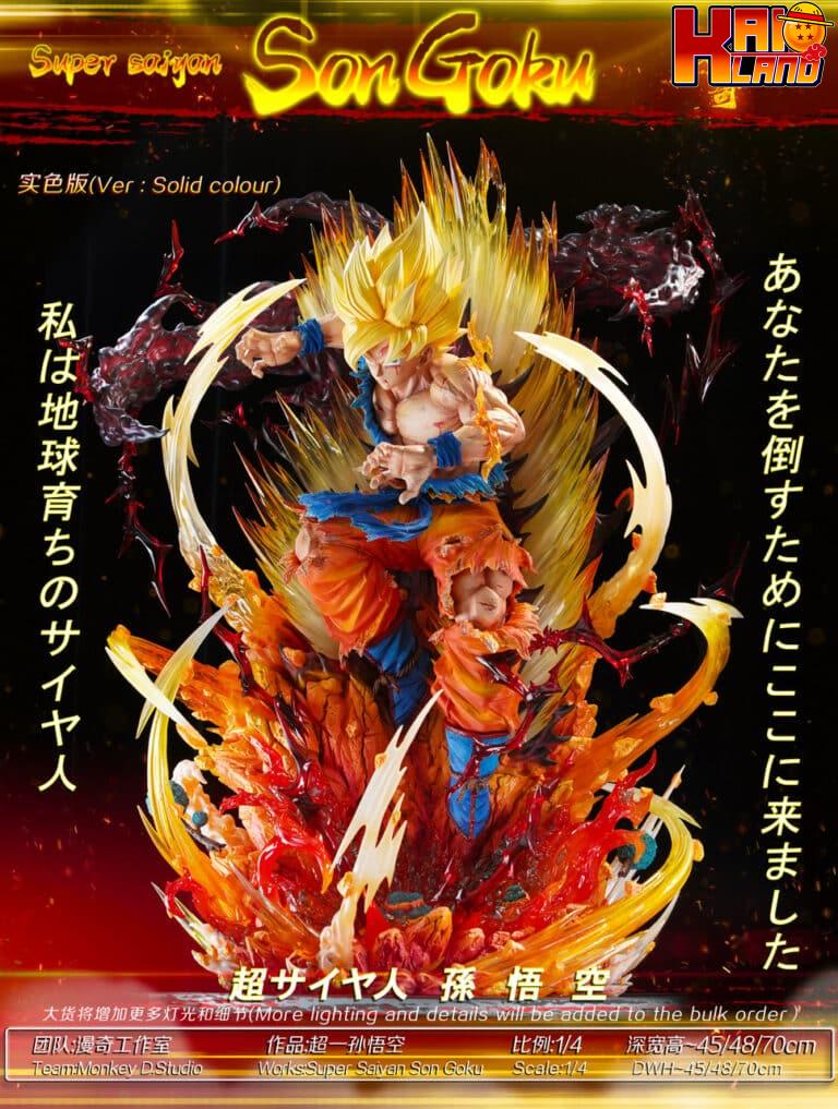 Dragon Ball Monkey D Studio SS Goku Resin Statue 0