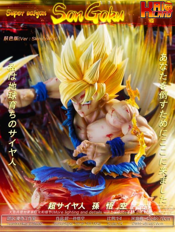 Dragon Ball Monkey D Studio SS Goku Resin Statue 2