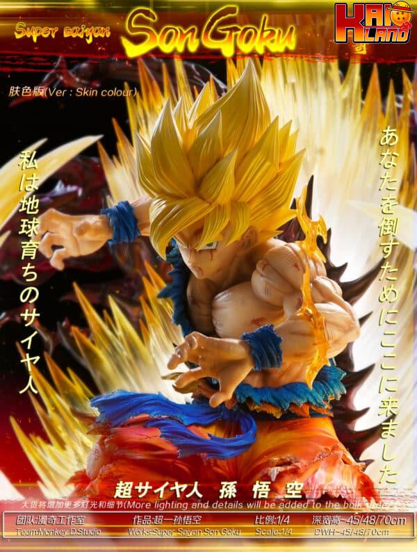 Dragon Ball Monkey D Studio SS Goku Resin Statue 3