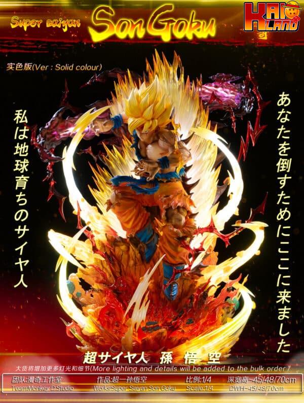 Dragon Ball Monkey D Studio SS Goku Resin Statue 4