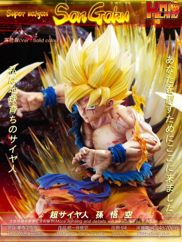 Dragon Ball Monkey D Studio SS Goku Resin Statue 5