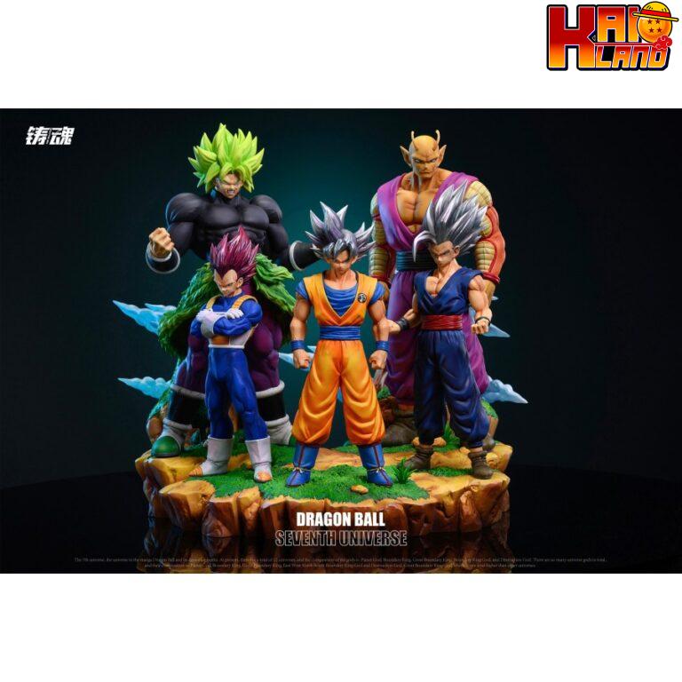 Dragon Ball Sculpting Soul Studio Broly x Vegeta x Goku x Gohan x Piccolo Diroama Resin Statue 1