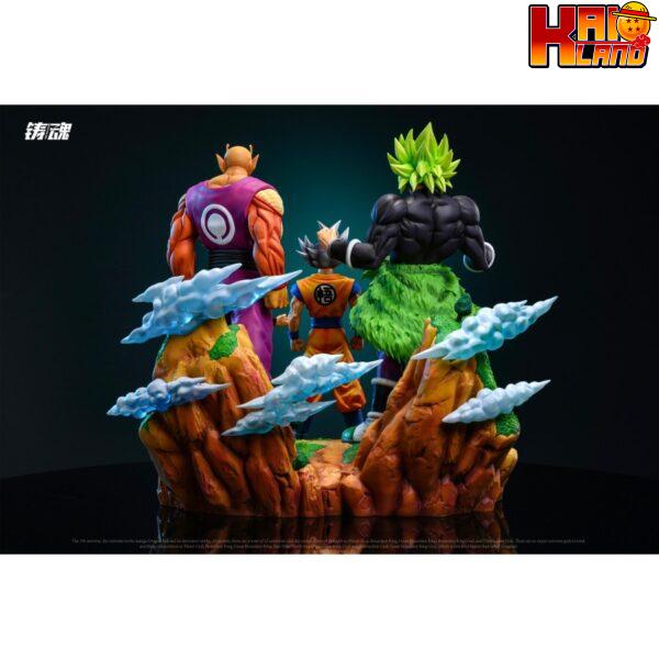 Dragon Ball Sculpting Soul Studio Broly x Vegeta x Goku x Gohan x Piccolo Diroama Resin Statue 3