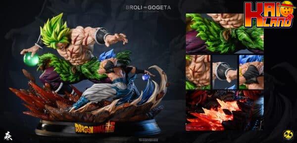 Dragon Ball YAN Studio x 2 Studio Broly vs Gogeta Resin Statue 1 1