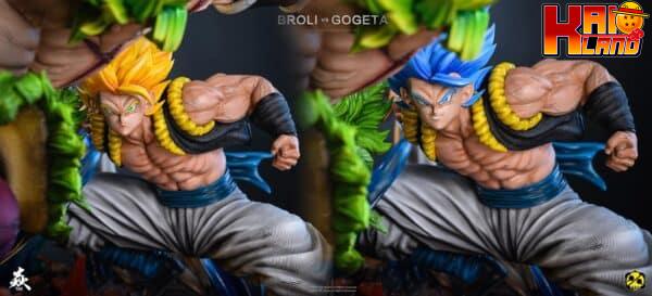 Dragon Ball YAN Studio x 2 Studio Broly vs Gogeta Resin Statue 2