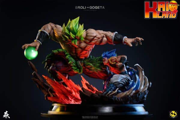 Dragon Ball YAN Studio x 2 Studio Broly vs Gogeta Resin Statue 4