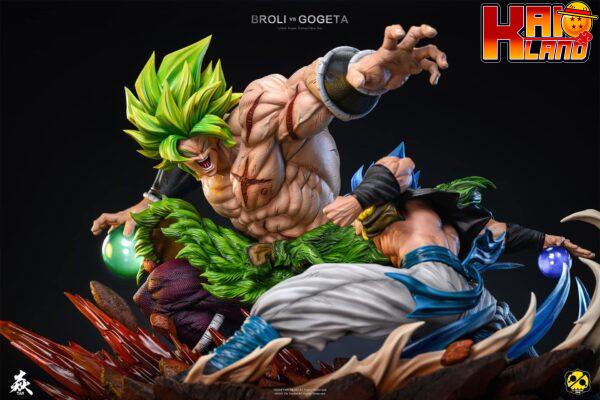 Dragon Ball YAN Studio x 2 Studio Broly vs Gogeta Resin Statue 5