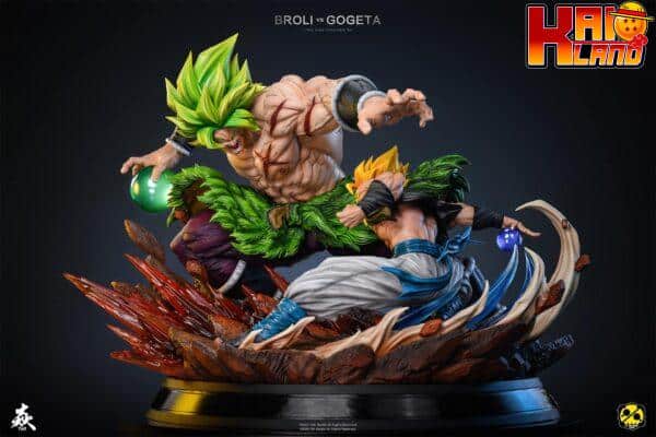 Dragon Ball YAN Studio x 2 Studio Broly vs Gogeta Resin Statue 6