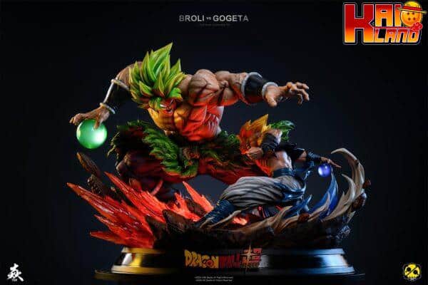 Dragon Ball YAN Studio x 2 Studio Broly vs Gogeta Resin Statue 7