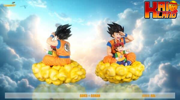 Dragon Ball YinQing Studio Goku x Gohan Resin Statue 2 min scaled