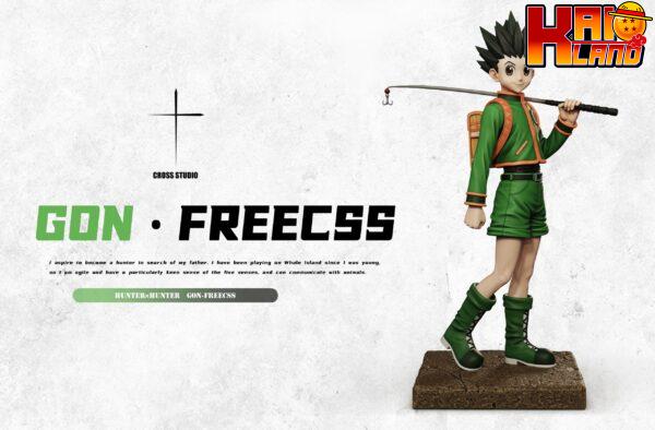 Hunter x Hunter Cross Studio Fishing Rod Gon Freecss Resin Statue 1 scaled