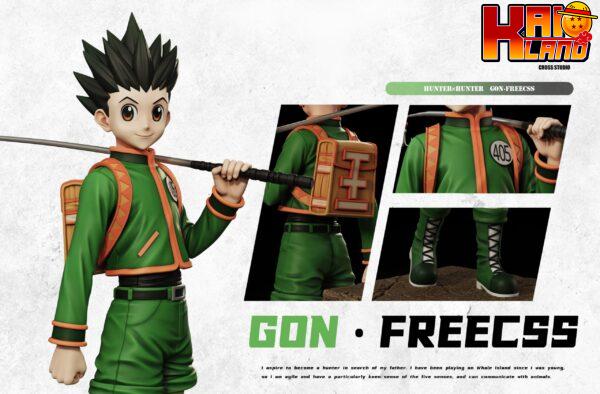 Hunter x Hunter Cross Studio Fishing Rod Gon Freecss Resin Statue 5 scaled