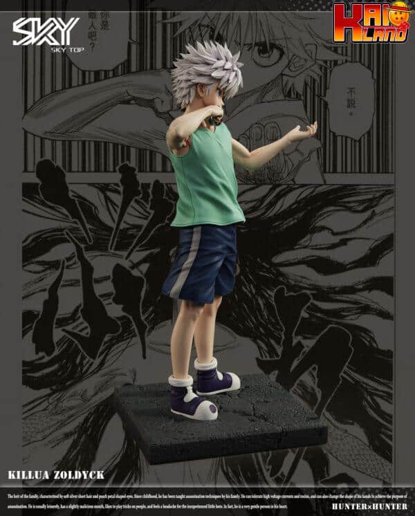 Hunter x Hunter Sky Top Studio Killua V3 Resin Statue 2