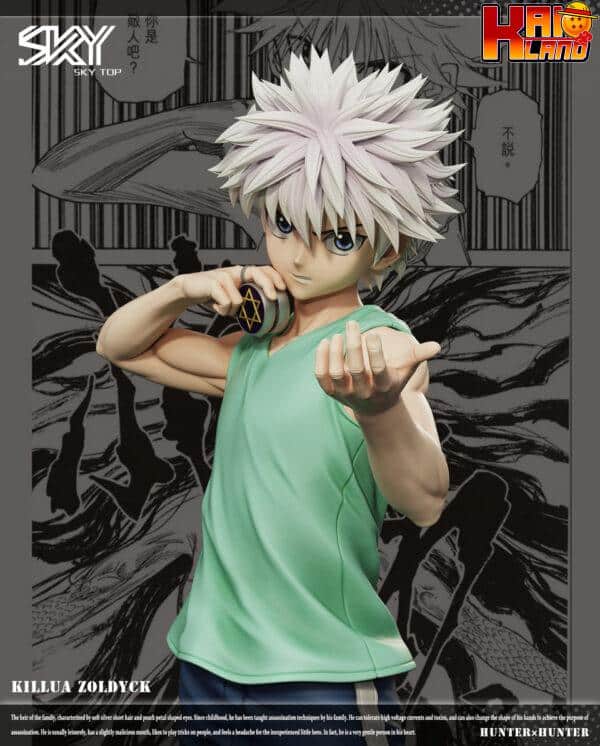 Hunter x Hunter Sky Top Studio Killua V3 Resin Statue 4