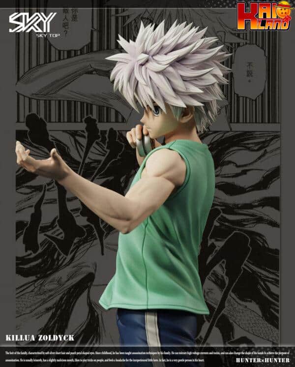 Hunter x Hunter Sky Top Studio Killua V3 Resin Statue 5