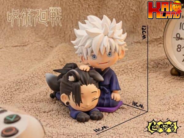 Jujutsu Kaisen Miao Wu Studio Chibi Satoru Gojo x Suguru Geto Kimono Resin Statue 2