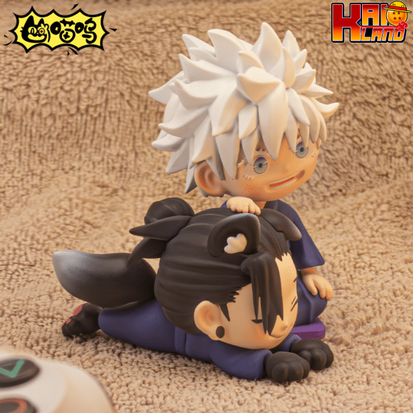 Jujutsu Kaisen Miao Wu Studio Chibi Satoru Gojo x Suguru Geto Kimono Resin Statue 4