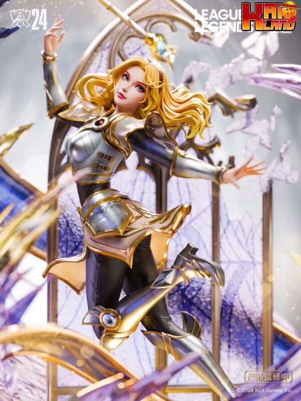 League of Legends Jimei Palace Luxanna Crownguard Resin Statue 3