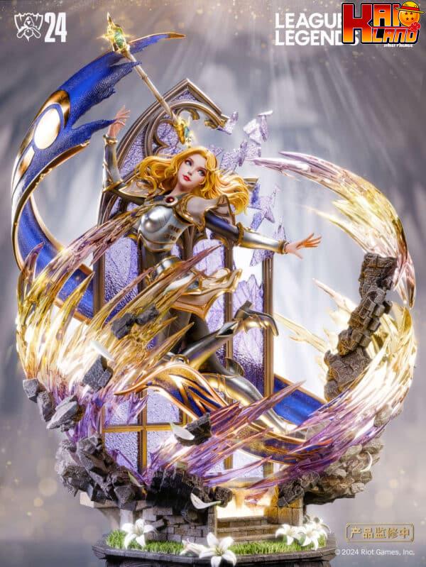 League of Legends Jimei Palace Luxanna Crownguard Resin Statue 5