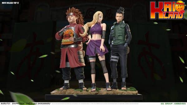 Naruto GZ Studio Shikamaru x Ino x Choji Team Ten Resin Statue 1