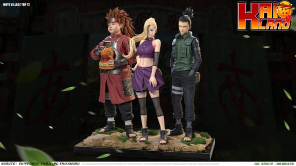 Naruto GZ Studio Shikamaru x Ino x Choji Team Ten Resin Statue 2