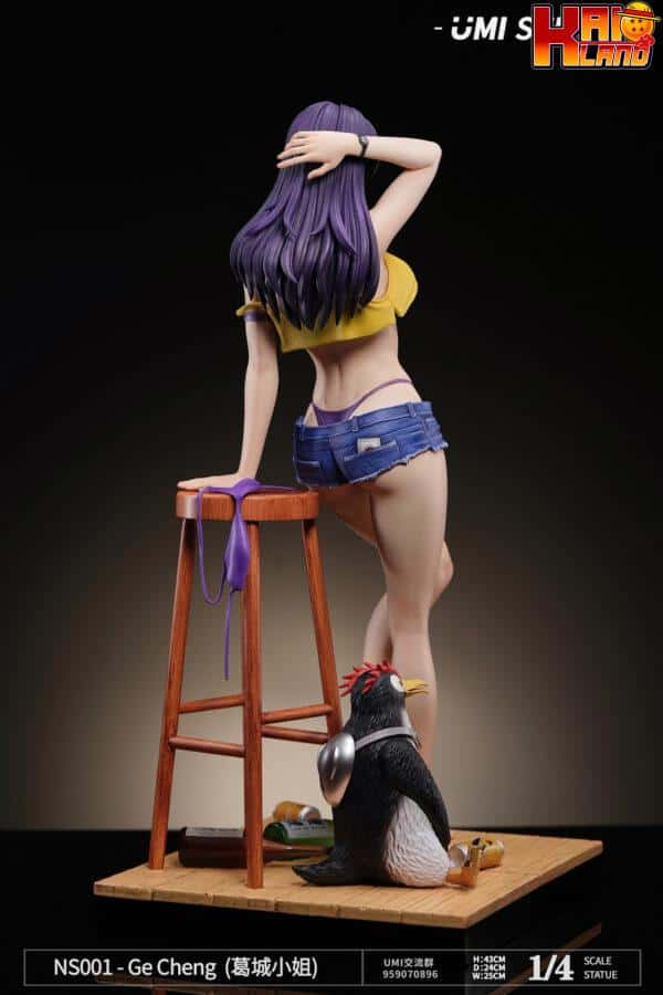 Neo Genesis Evangelion UMI Studio Katsuragi Misato Resin Statue 7