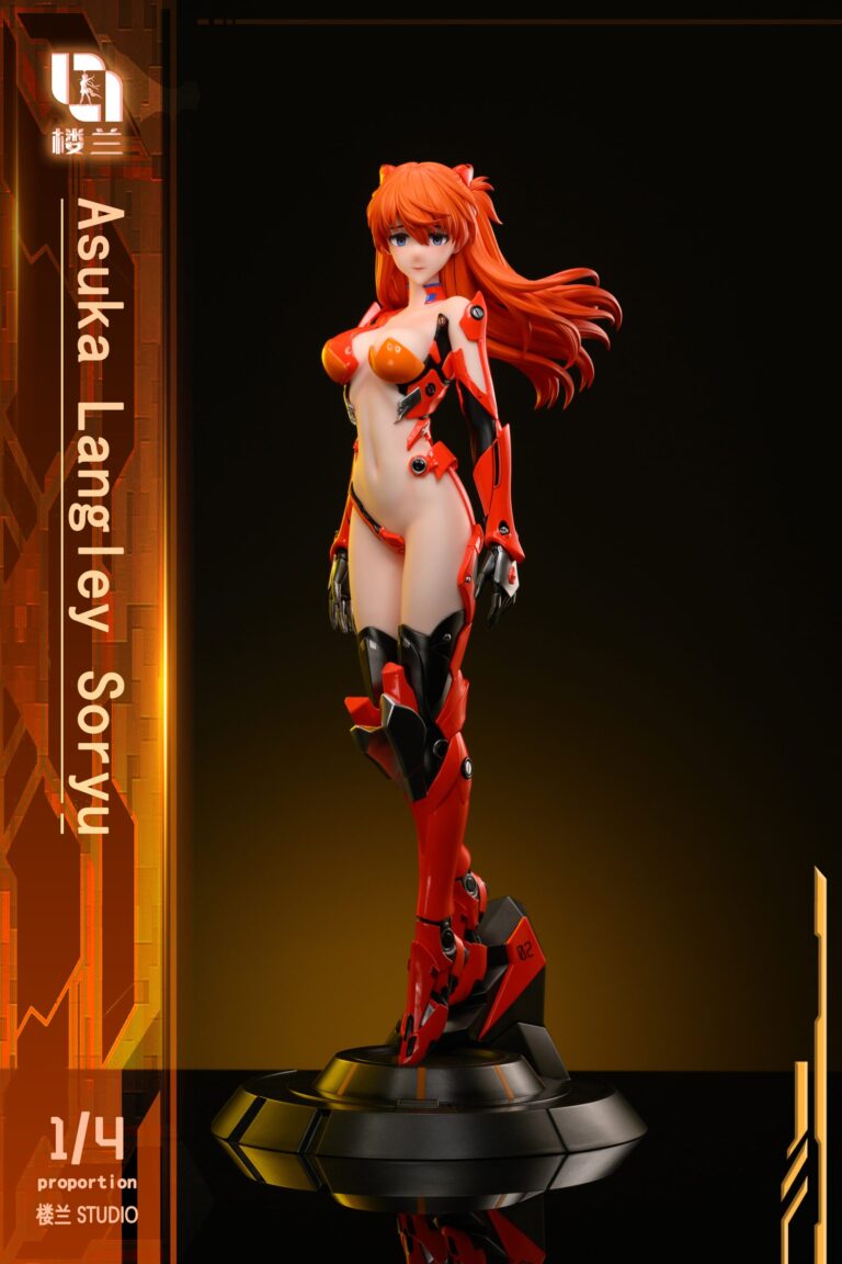 Neon Genesis Evangelion Lou Lan Studio Mecha Soryu Asuka Langley Resin Statue 1