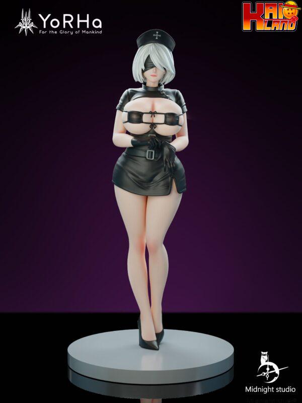 NieR Automata Zi Ye Studio Nurse 2B Resin Statue 1 scaled