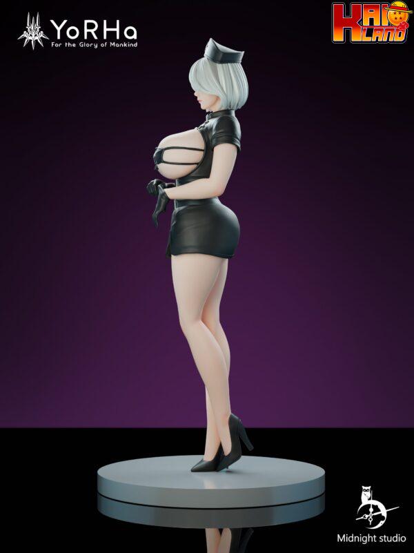 NieR Automata Zi Ye Studio Nurse 2B Resin Statue 3 scaled