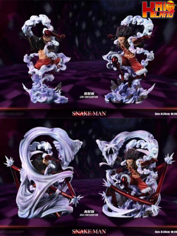 One Piece Ghost Studio Gear 4 Snake Man Luffy Resin Statue 0