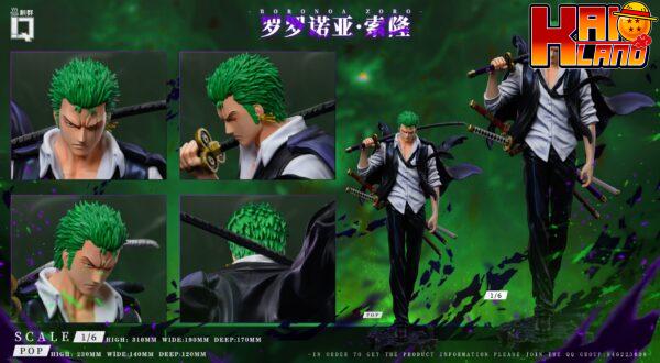 One Piece LQ Studio Roronoa Zoro Resin Statue 5 scaled