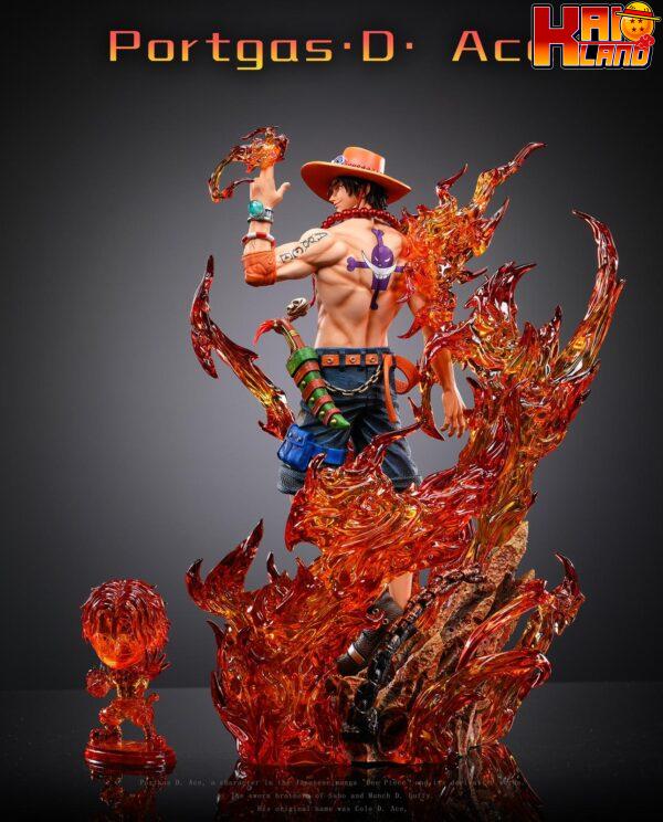 One Piece LX Studio Ace V3 Resin Statue 1