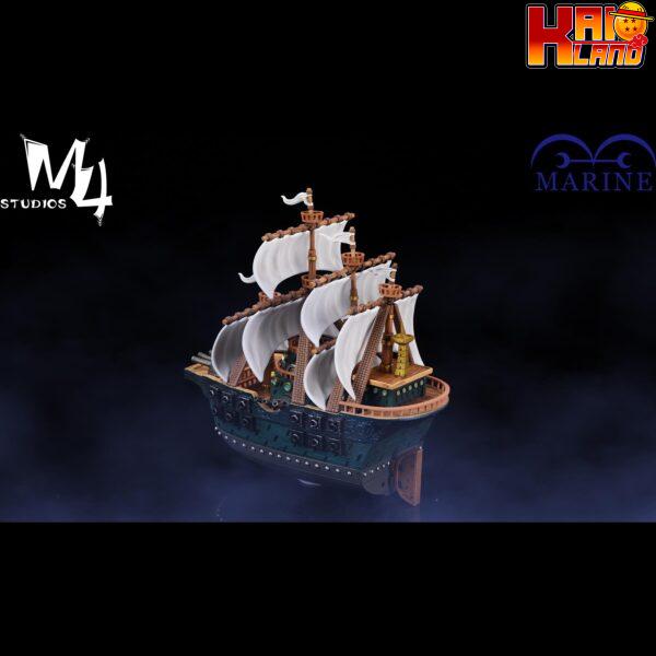 One Piece M4 Studio Marine Warship Resin Statue 2