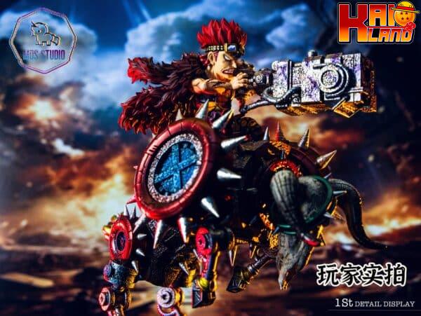 One Piece MDS Studio Electromagnetic Gun Eustass Kid Resin Statue 3 scaled