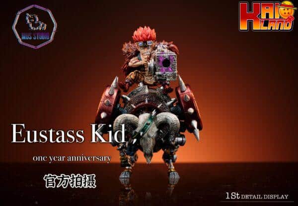 One Piece MDS Studio Electromagnetic Gun Eustass Kid Resin Statue 5 scaled