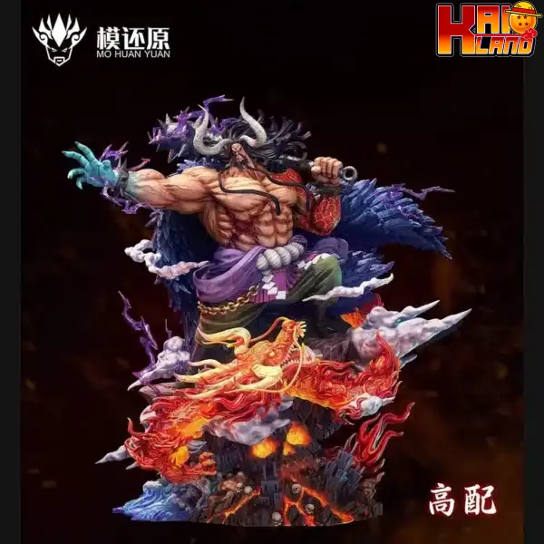 One Piece Mo Huan Yuan Studio Kaido Resin Statue 1