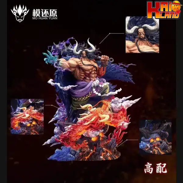 One Piece Mo Huan Yuan Studio Kaido Resin Statue 2