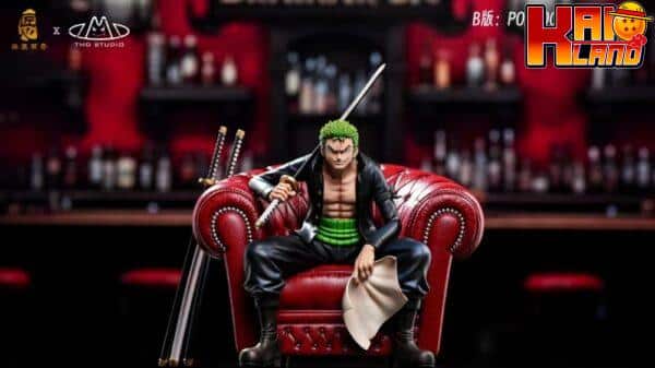 One Piece Pin Jiang Meng Qi Studio x TMD Studio Roronoa Zoro Resin Statue 6