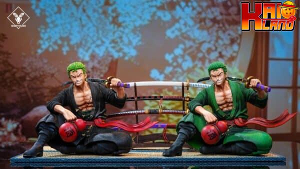 One Piece Sheep Studio Sitting Roronoa Zoro Resin Statue 1 scaled