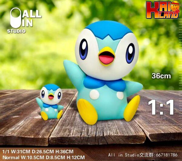 Pokemon ALL IN Studio Piplup Resin Statue 1