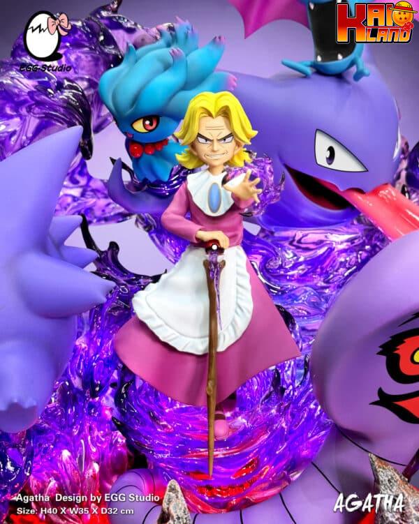 Pokemon EGG Studio Agatha Resin Statue 2