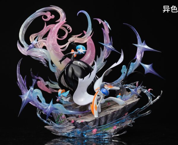 Pokemon Raven Studio Gallade and Gardevoir Resin Statue 2 scaled