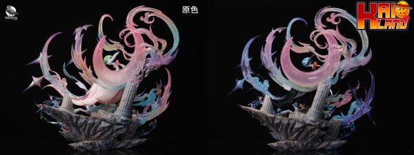 Pokemon Raven Studio Gallade and Gardevoir Resin Statue 4 scaled