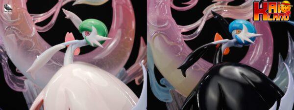 Pokemon Raven Studio Gallade and Gardevoir Resin Statue 5 scaled