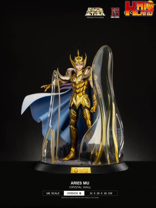 Saint Seiya Jimei Palace Aries Mu Licensed Resin Statue 2