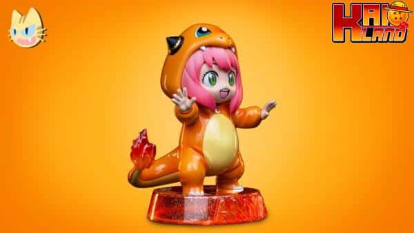 Spy x Family Miao Mi Studio Charmander Anya Forger Resin Statue 1 scaled