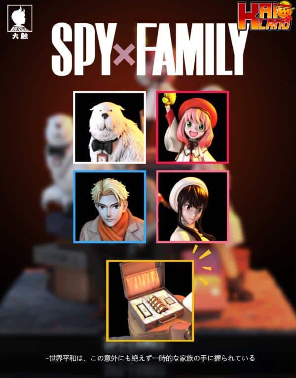 Spy × Family Big Feeler Studio White Family Portrait Resin Statue 6 scaled